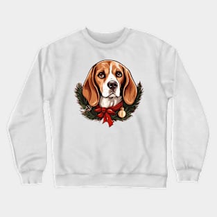 Christmas Beagle Crewneck Sweatshirt